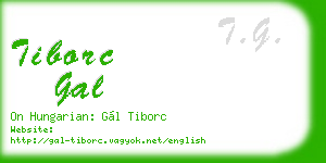 tiborc gal business card